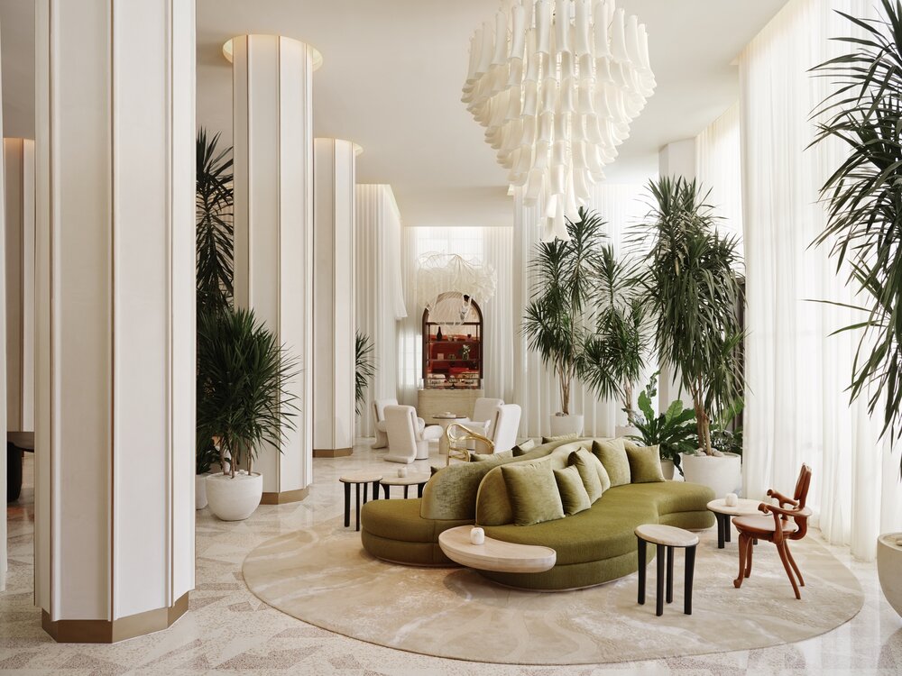 Delano Miami Beach Lobby, photo by Robert Rieger