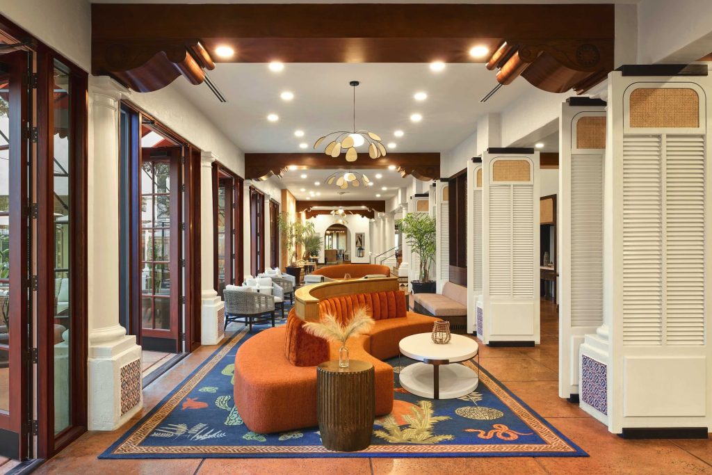 The lobby