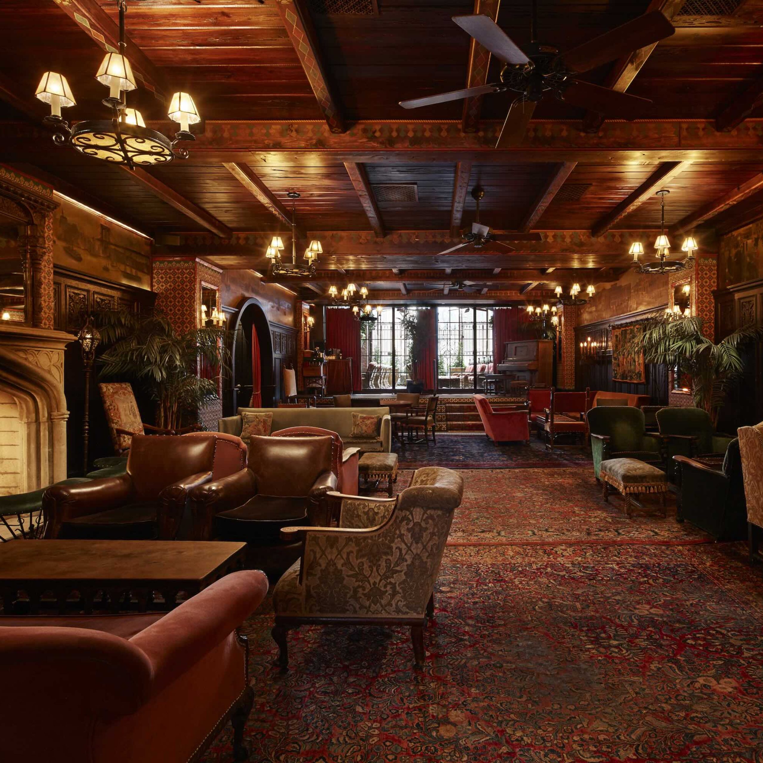 The Bowery Hotel lobby