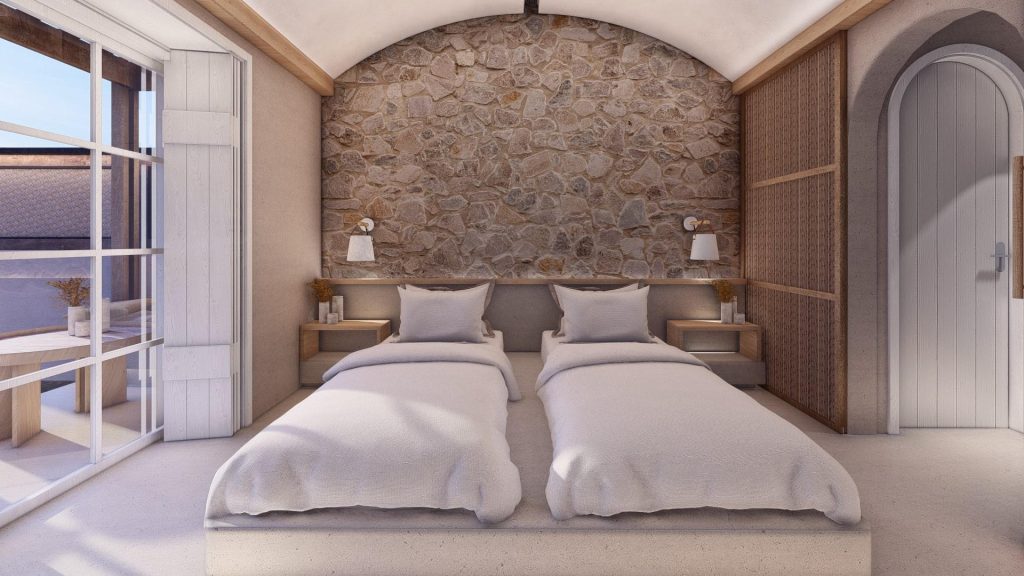 Aegialis Seafront Residence bedroom