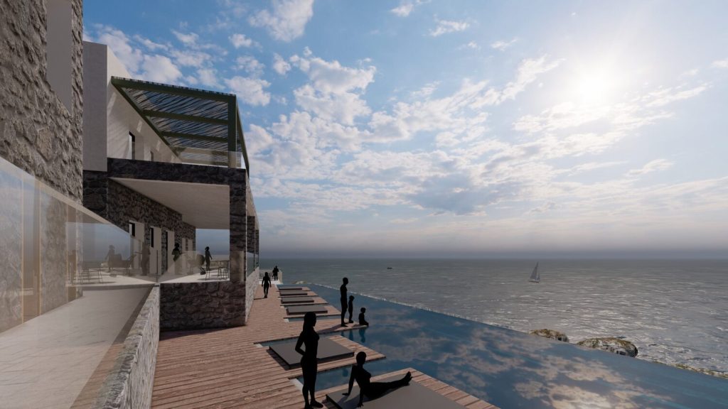 Aegialis Seafront Residence communal pool