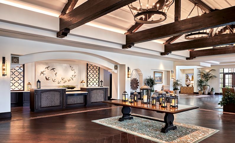 Inn at San Juan Capistrano Cliff Swallows Art Installation at Reception